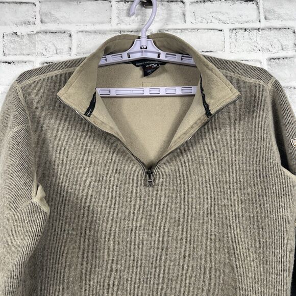 KUHL Brown Mens Size L Born In The Mountains Quarter Zip Pullover ThermoKore - Picture 11 of 16